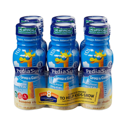 PediaSure® Grow & Gain Shake Pediatric Oral Supplement Banana Flavor 8 oz. Bottle Liquid Calories (764399_CS)