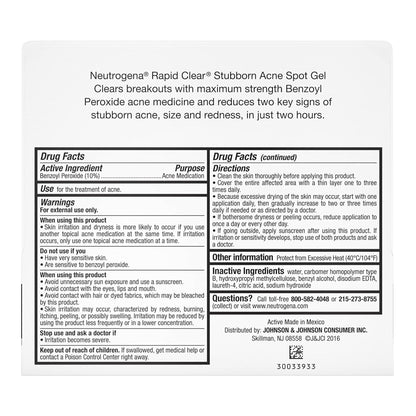 Neutrogena® Rapid Clear Acne Treatment 1 oz. Gel (1250875_EA)