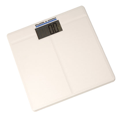 Health O Meter® Floor Scale LCD Display 397 lbs. / 180 kg Capacity White Battery Operated (687509_EA)