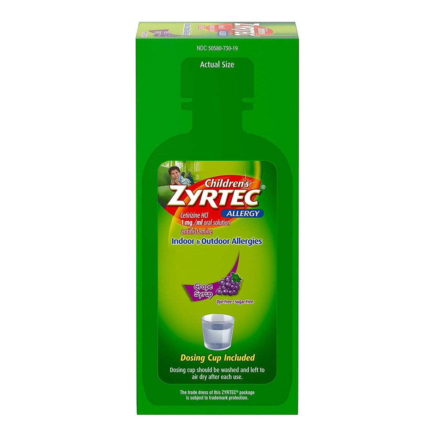 Zyrtec® Children's Allergy Relief 1 mg / 1 mL Strength Solution 4 oz. (1228838_EA)