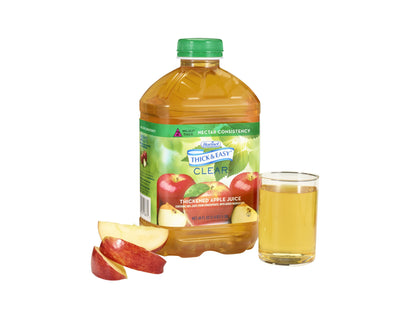 Thick & Easy® Thickened Beverage 46 oz. Bottle Apple Flavor Liquid IDDSI Level 2 Mildly Thick (797169_EA)