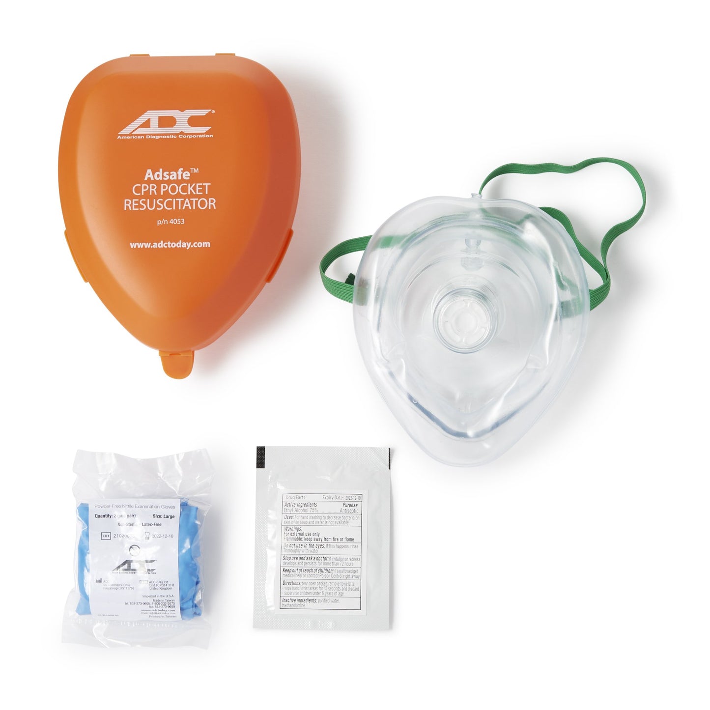 Adsafe™ CPR Face Mask with Case (554356_EA)