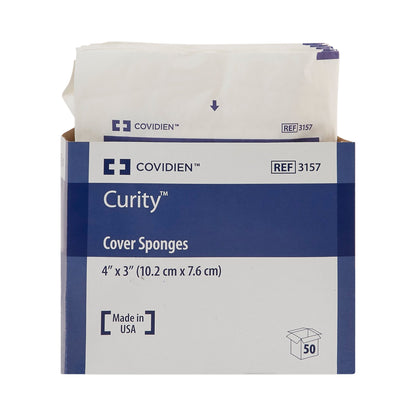 Curity™ Cellulose Filled Nonwoven Sponge 3 X 4 Inch 4-Ply Sterile 2 per Pack (688661_CS)