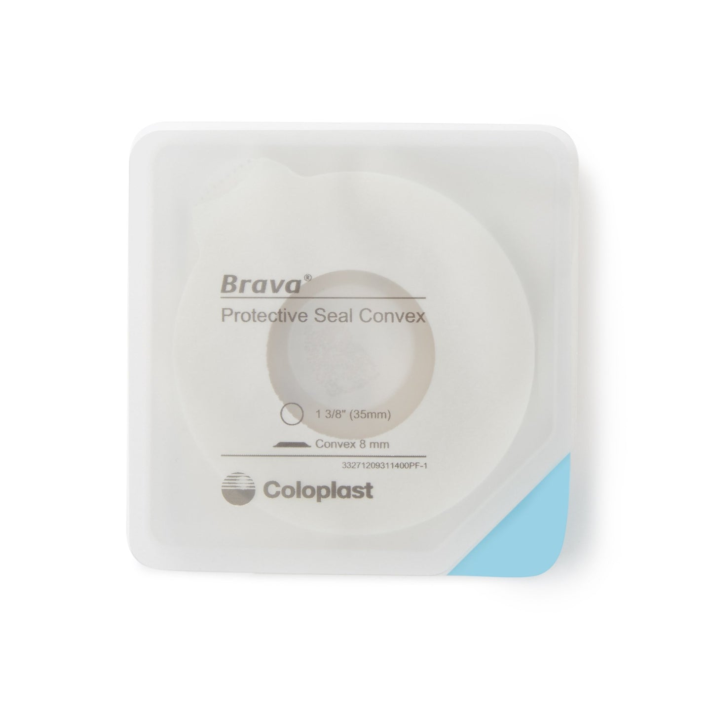 Brava® Ostomy Seal Convex, Starter Hole 1-3/8 Inch (35mm) (1194628_BX)