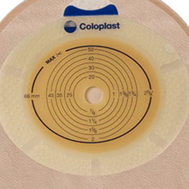 SenSura® EasiClose™ Ostomy Pouch One-Piece System 11-1/2 Inch Length, Maxi Flat, Pre-Cut 1-3/8 Inch Stoma Drainable (703274_BX)