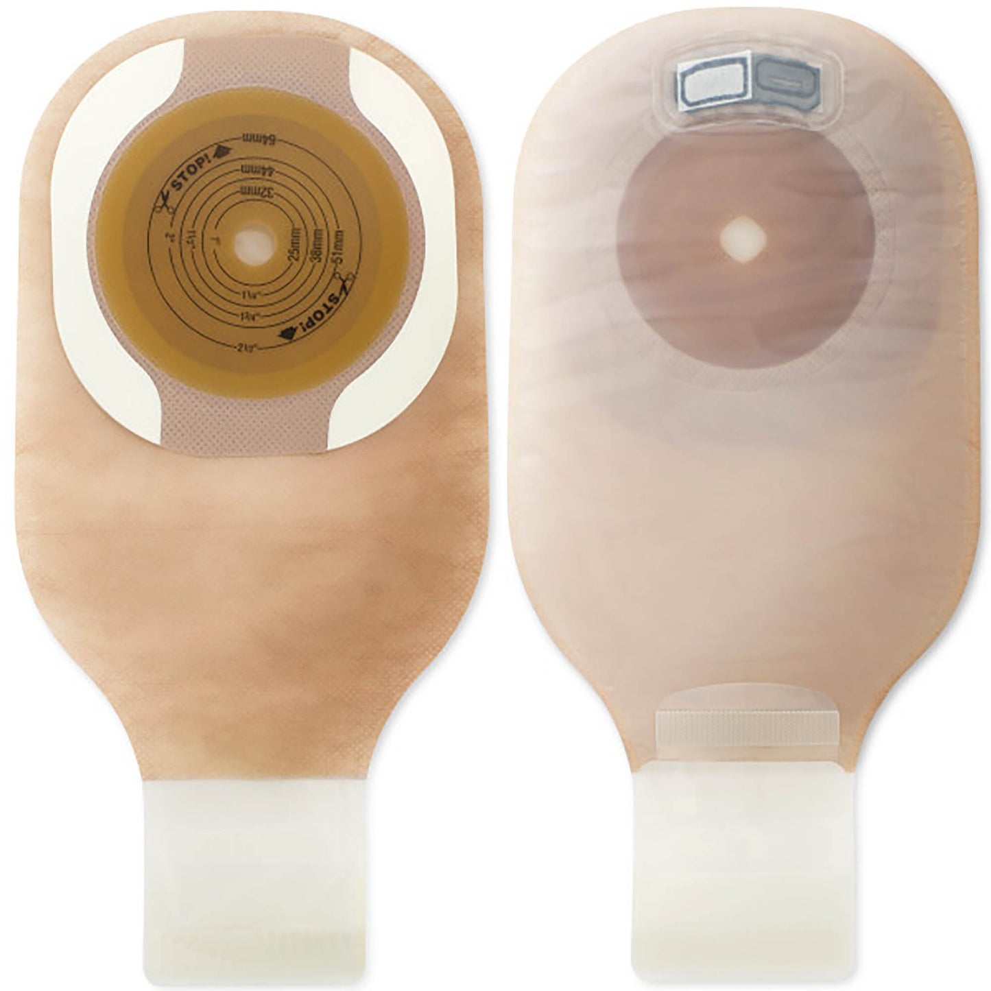 Premier™ Ostomy Pouch One-Piece System 12 Inch Length Convex, Trim to Fit Up to 2-1/8 Inch Stoma Drainable (987814_BX)