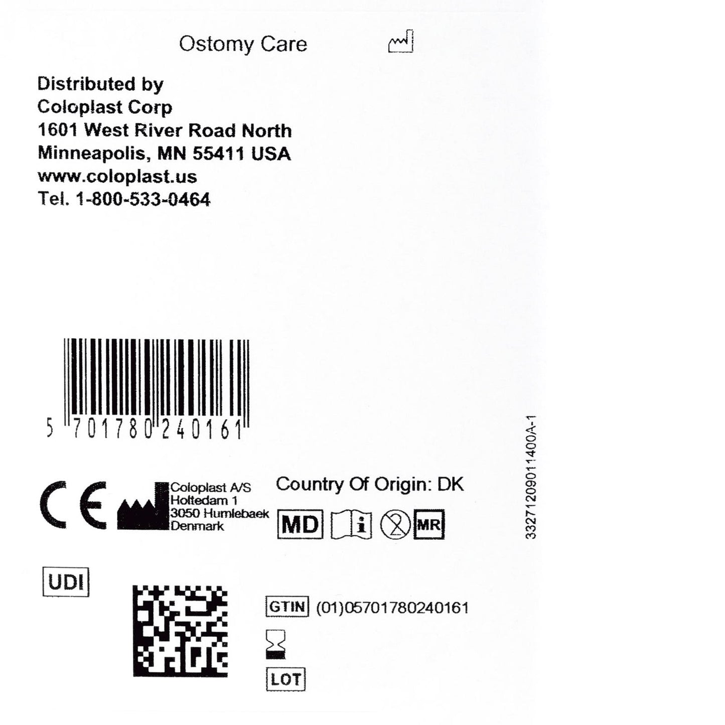 Brava® Ostomy Seal Convex, Starter Hole 3/4 Inch (20mm) (1194623_BX)
