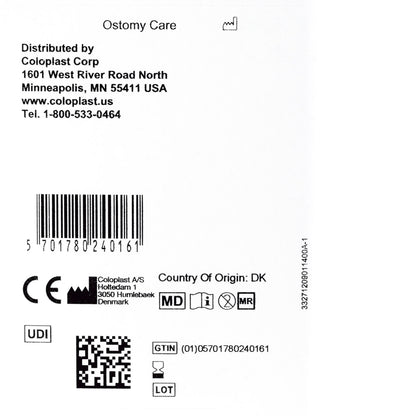 Brava® Ostomy Seal Convex, Starter Hole 3/4 Inch (20mm) (1194623_BX)