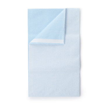 McKesson Stretcher Sheet Flat 40 W X 72 L Inch Blue 50% Cellulose Tissue / 50% Polyethylene Film Disposable (278382_CS)