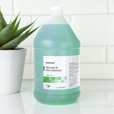 McKesson Rinse-Free Perineal Wash Liquid 1 gal. Jug Herbal Scent (579394_CS)