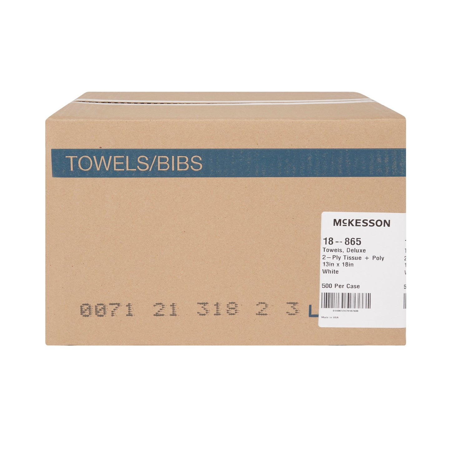 McKesson Procedure Towel 13 W X 18 L Inch White NonSterile (151896_CS)