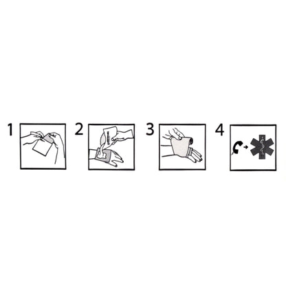 Water-Jel® First Responder Hydrogel Burn Dressing Sheet 2 X 6 Inch Sterile (1071031_CS)