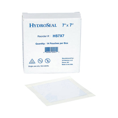 HydroSeal IV Site Barrier Protector 7 X 7 Inch Square NonSterile (1136591_BX)