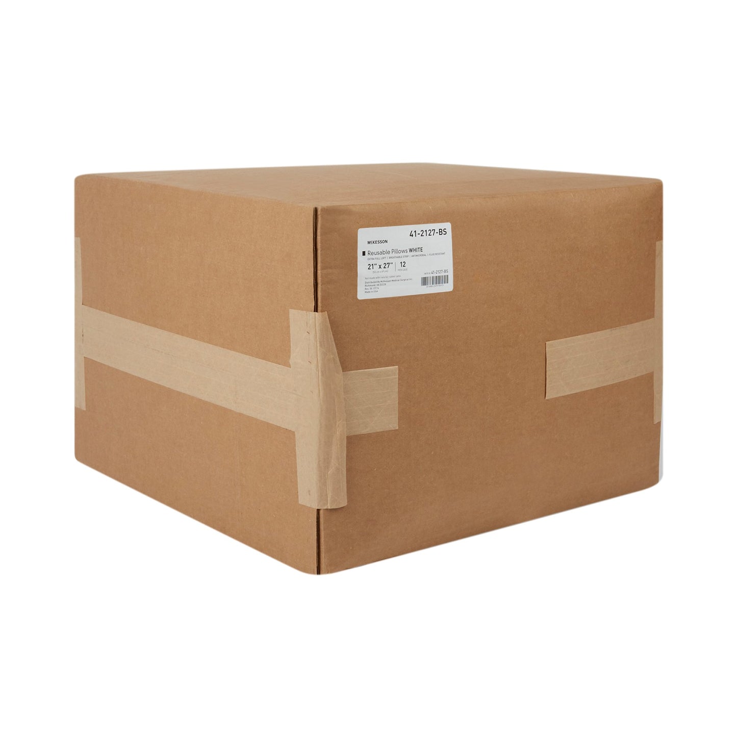 McKesson Bed Pillow 21 X 27 Inch White Reusable (939587_EA)