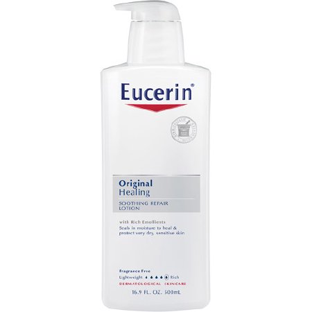 Eucerin® Original Hand and Body Moisturizer 16 oz. Pump Bottle Unscented Lotion (348219_EA)