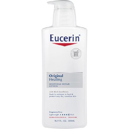 Eucerin® Original Hand and Body Moisturizer 16 oz. Pump Bottle Unscented Lotion (348219_EA)