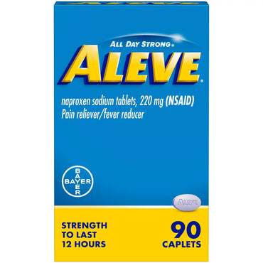 Aleve® Pain Relief 220 mg Strength Naproxen Sodium Tablet 90 per Bottle (1194964_BT)