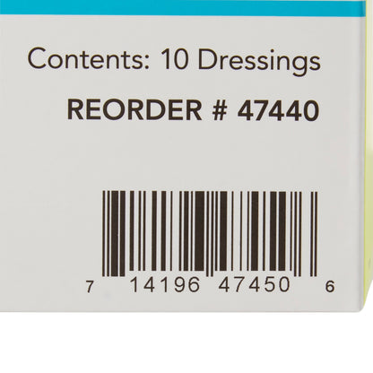 ComfortFoam™ Border Lite Thin Foam Dressing 4 X 4 Inch With Border Waterproof Backing Silicone Adhesive Square Sterile (1003181_BX)