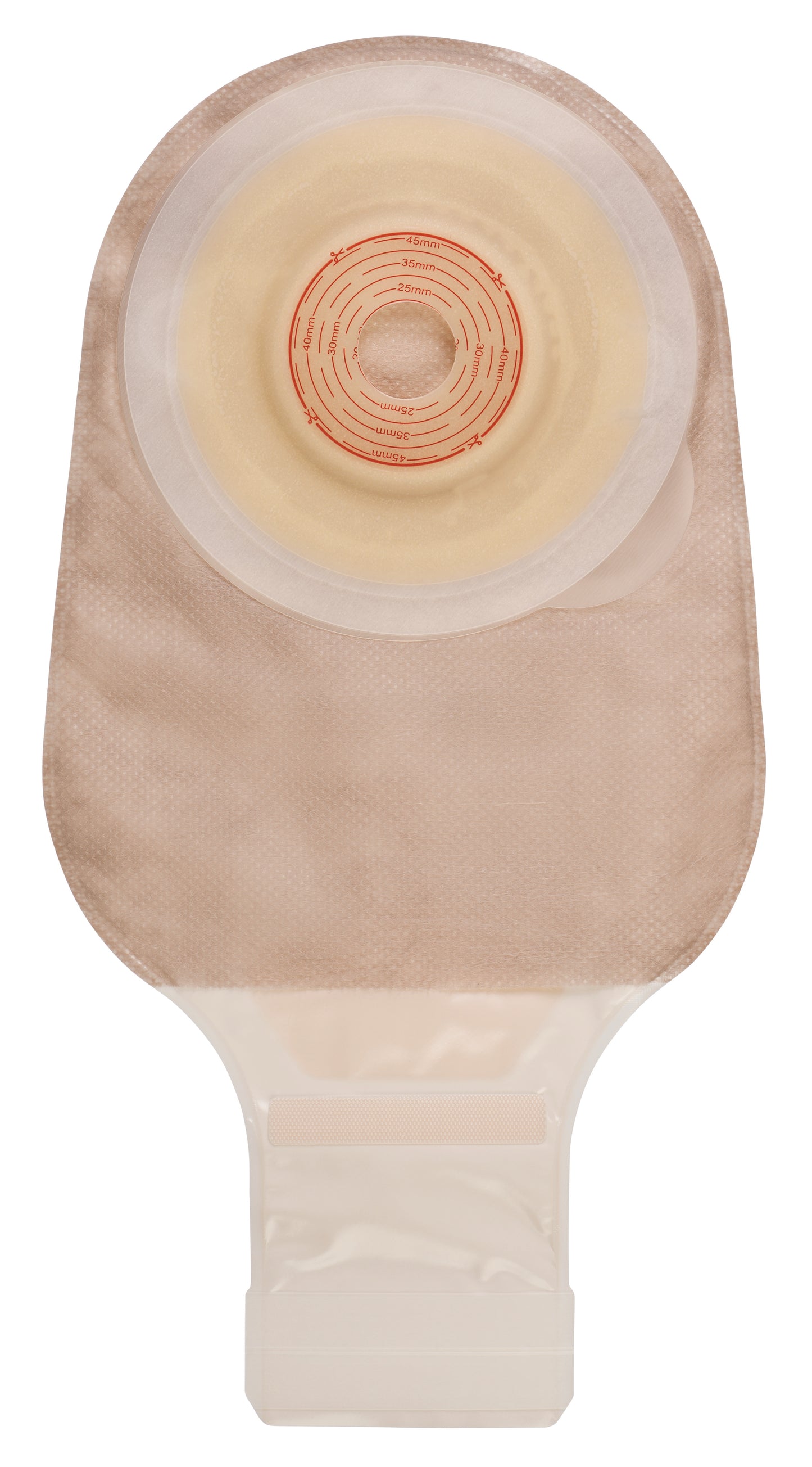 Esteem®+ Ostomy Pouch One-Piece System Soft Convex V1, Trim to Fit 3/4 to 1-7/8 Inch Stoma Drainable (1137507_BX)