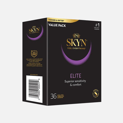 SKYN® Elite Condom Lubricated One Size Fits Most 36 Per Box (1256943_BX)