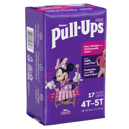 Pull-Ups® Female Toddler Training Pants Size 4T to 5T Disposable Moderate Absorbency (1160321_PK)