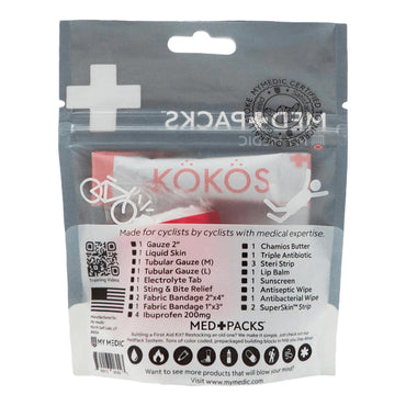 My Medic™ MED PACKS Cyclist First Aid Kit Plastic Pouch (1208022_EA)
