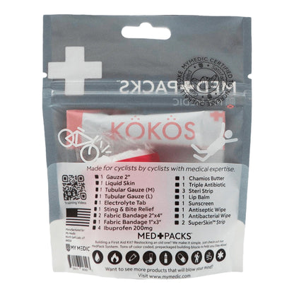 My Medic™ MED PACKS Cyclist First Aid Kit Plastic Pouch (1208022_EA)
