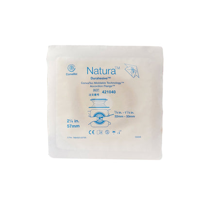 Natura™ Ostomy Barrier Moldable Durahesive® Adhesive 57 mm Flange Sur-Fit® Natura® System Hydrocolloid Tape Collar 7/8 to 1-1/4 Inch Opening (1087911_BX)