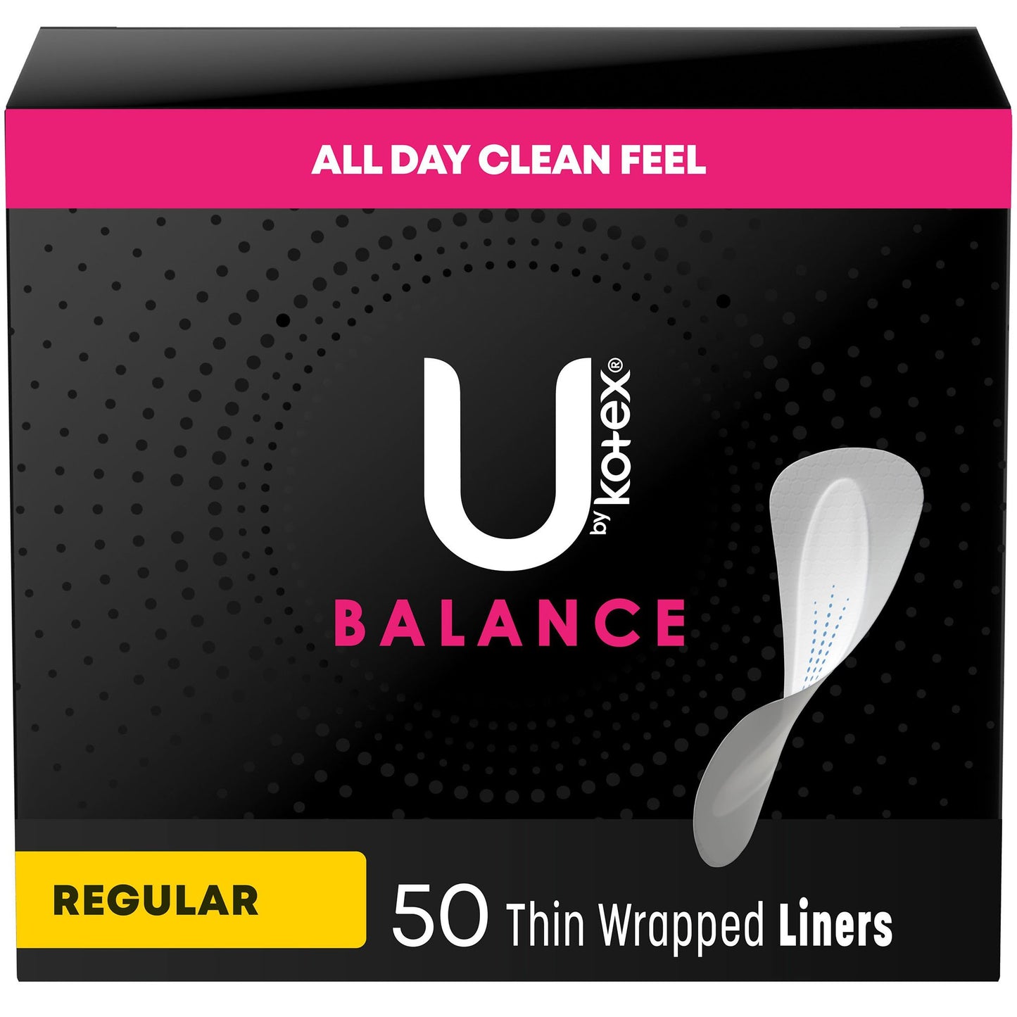 U by Kotex® Balance Panty Liner Thin Light Absorbency (1193269_BX)