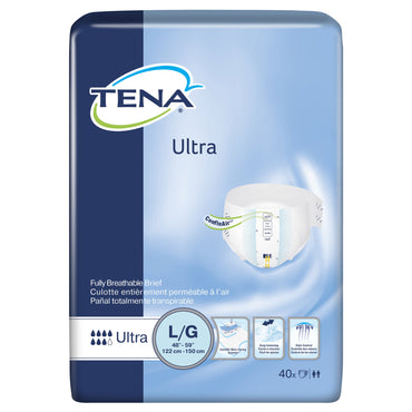 TENA® Ultra Unisex Adult Incontinence Brief Large Disposable Heavy Absorbency (580352_CS)