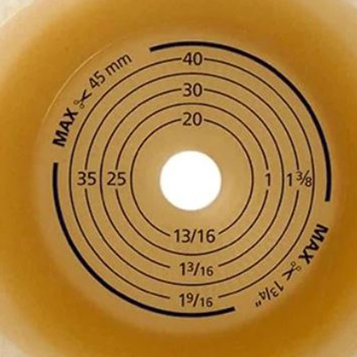 SenSura® Click Ostomy Barrier Precut, Standard Wear Double Layer Adhesive 60 mm Flange Blue Code System 1-9/16 Inch Opening (668064_BX)