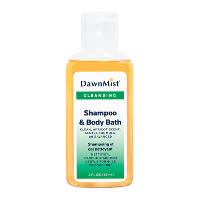 DawnMist® Shampoo and Body Wash 2 oz. Flip Top Bottle Apricot Scent (327503_EA)
