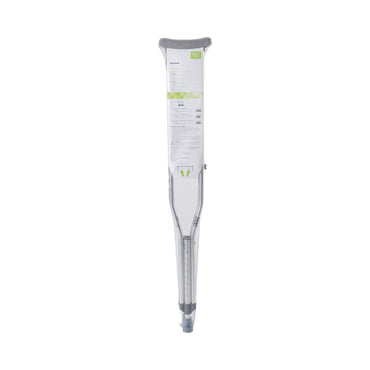 McKesson Underarm Crutches Adult 5 Foot 2 Inch to 5 Foot 10 Inch User Height Aluminum Frame 350 lbs. Weight Capacity (1065294_PR)