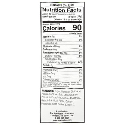 Sqwincher® Powder Pack® Oral Electrolyte Solution Lemon-Lime Flavor 9.53 oz. Electrolyte (1057725_EA)
