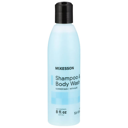 McKesson Shampoo and Body Wash 8 oz. Flip Top Bottle Summer Rain Scent (877018_CS)