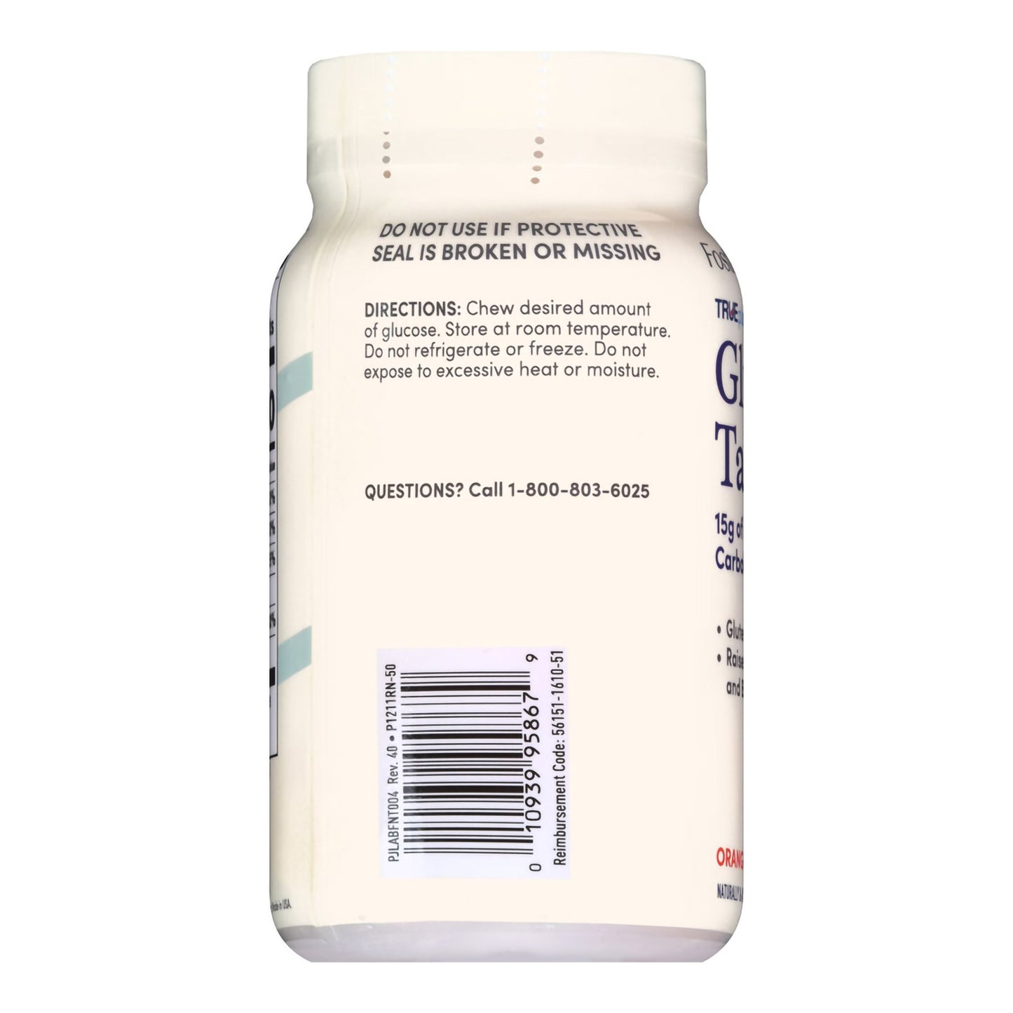 Foster & Thrive™ Glucose Supplement 50 per Bottle Chewable Tablet Orange Flavor (1248812_BT)
