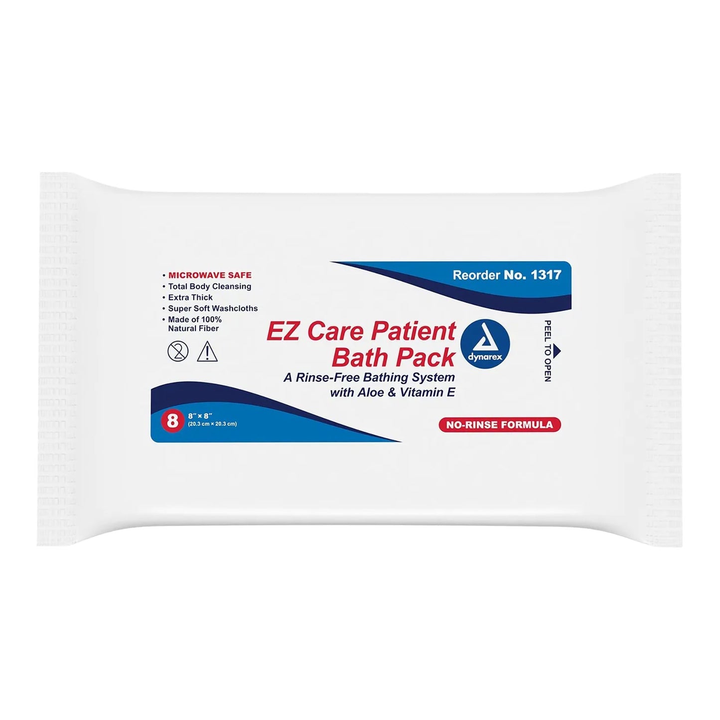 Ez Care™ Rinse-Free Bath Wipe Soft Pack Scented 8 Count (1116296_PK)