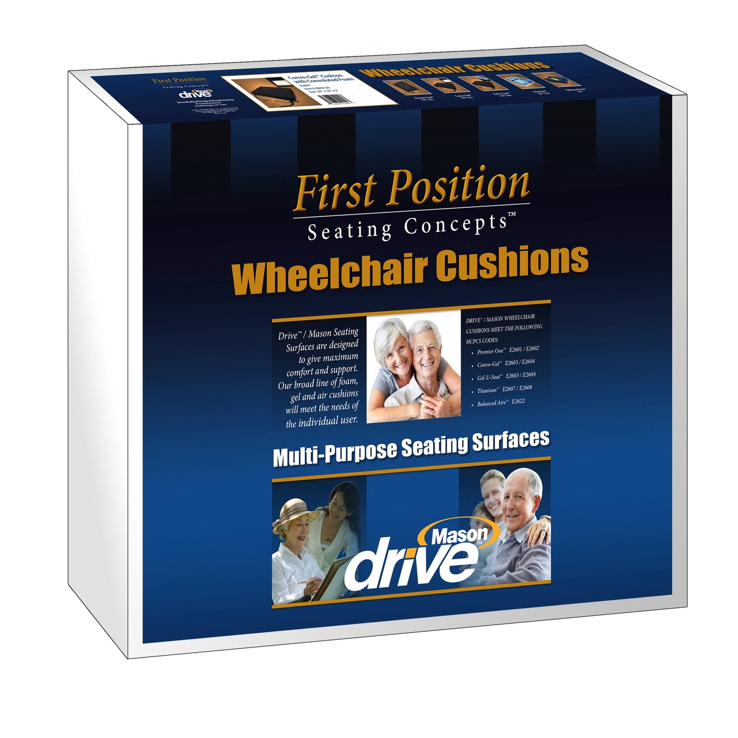 Premier One Seat Cushion 20 W X 16 L X 3 D Inch Foam (976969_EA)