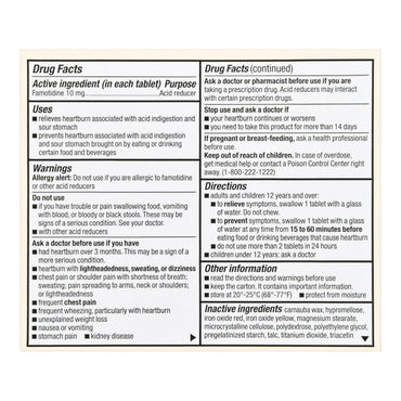 Foster & Thrive™ Antacid 10 mg Strength Tablet 30 per Box (1238997_BX)