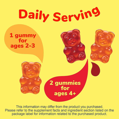 L'il Critters® Multivitamin Supplement Vitamin A / Ascorbic Acid / Vitamin D 2,100 IU - 400 IU - 20 mg Strength Gummy 70 per Bottle Assorted Fruit Flavor (830733_BT)