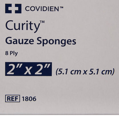 Curity™ Gauze Sponge 2 X 2 Inch 8-Ply Sterile 2 per Pack (401579_PK)