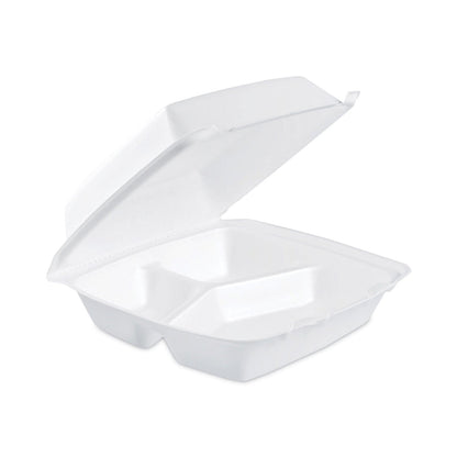 dart-85ht3-medium-white-foam-hinged-carry-out-containers-num-dcc85ht3_1