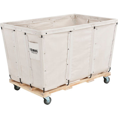 Global Industrial KD, 24 Bushel, Canvas Basket Bulk Truck (WB800361)