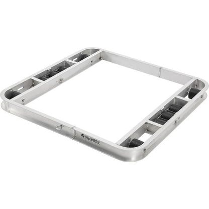 Global Industrial Aluminum Pallet Dolly with Tilt Rollers, 48" x 48", 6000 lb. Cap. (WB800502)