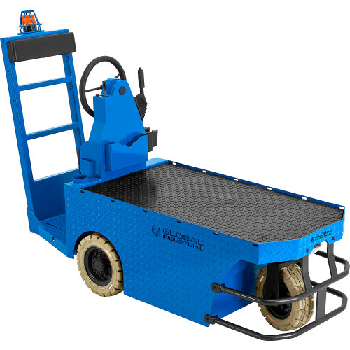 Global Industrial Stock Chaser with 4-Step Ladder, 24V (WB800575)
