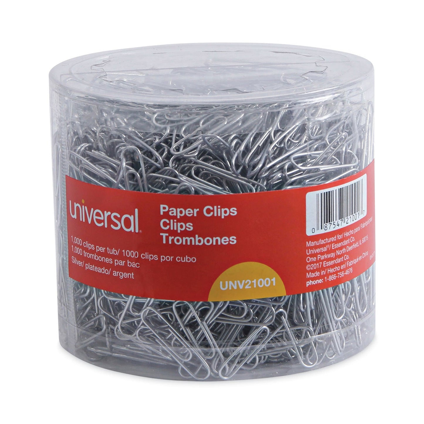 universal-plastic-coated-paper-clips-with-one-compartment-storage-tub-num-unv21001_2