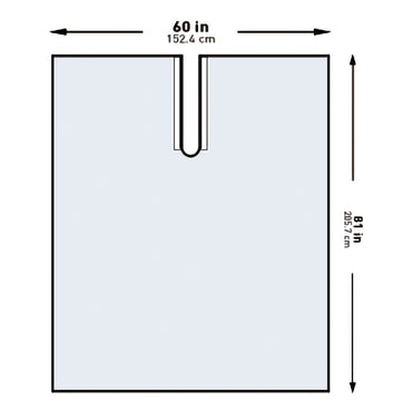 McKesson Orthopedic Drape Impervious U-Drape 60 W X 81 L Inch Sterile (1101289_PK)