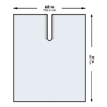McKesson Orthopedic Drape Impervious U-Drape 60 W X 81 L Inch Sterile (1101289_PK)