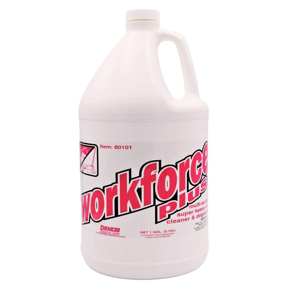 Hospeco® Workforce Plus Super Heavy Duty Cleaner & Degreaser, 4x1 Gallon (HOS80101)