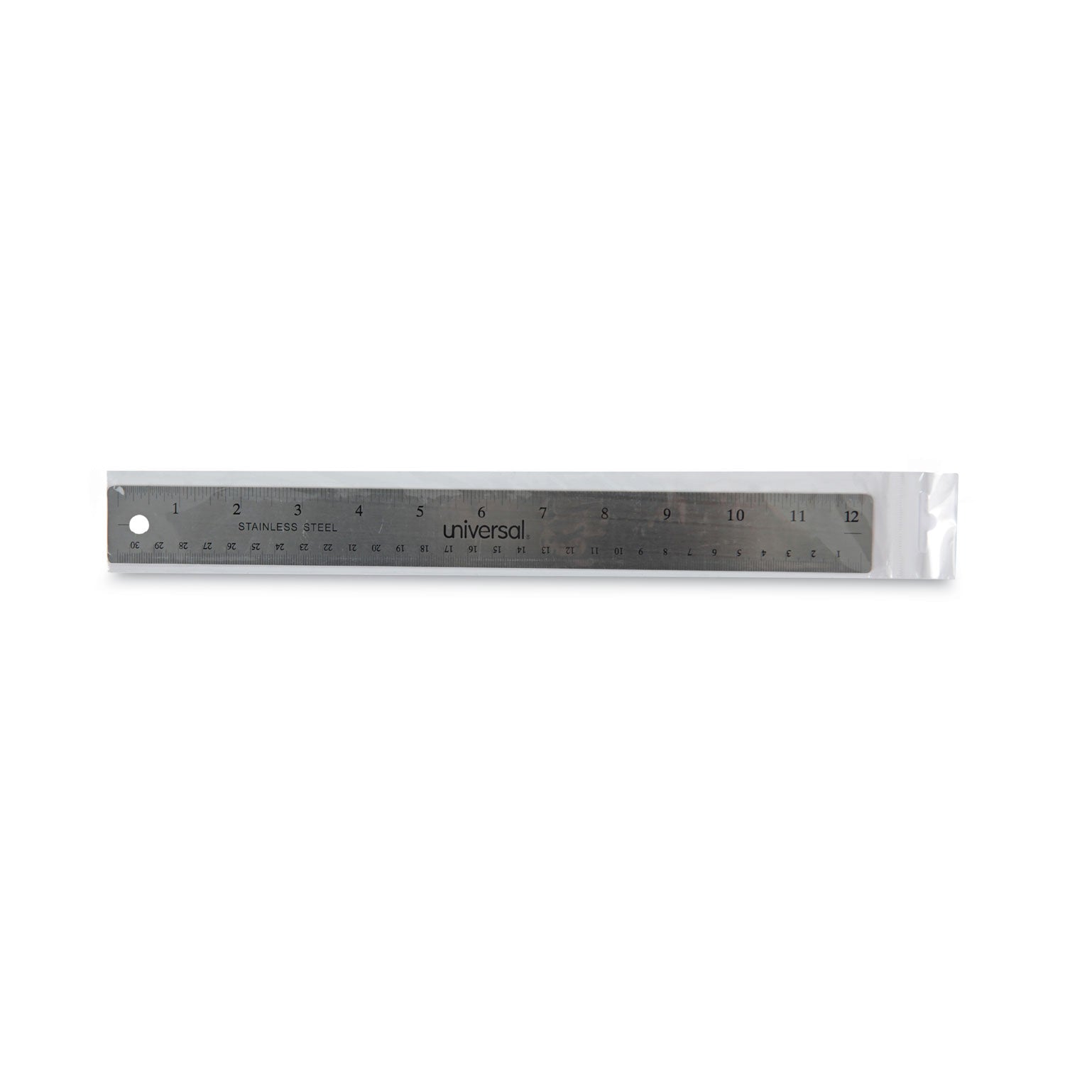 universal-stainless-steel-ruler-with-cork-back-and-hanging-hole-num-unv59023_3